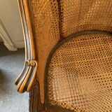 Office chair Louis XV canné 19e