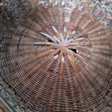 Cup / basket ikebana japan bamboo braided XXth