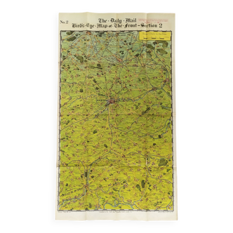 Carte du front nord wwi