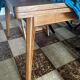 Table bois massif extensible vintage