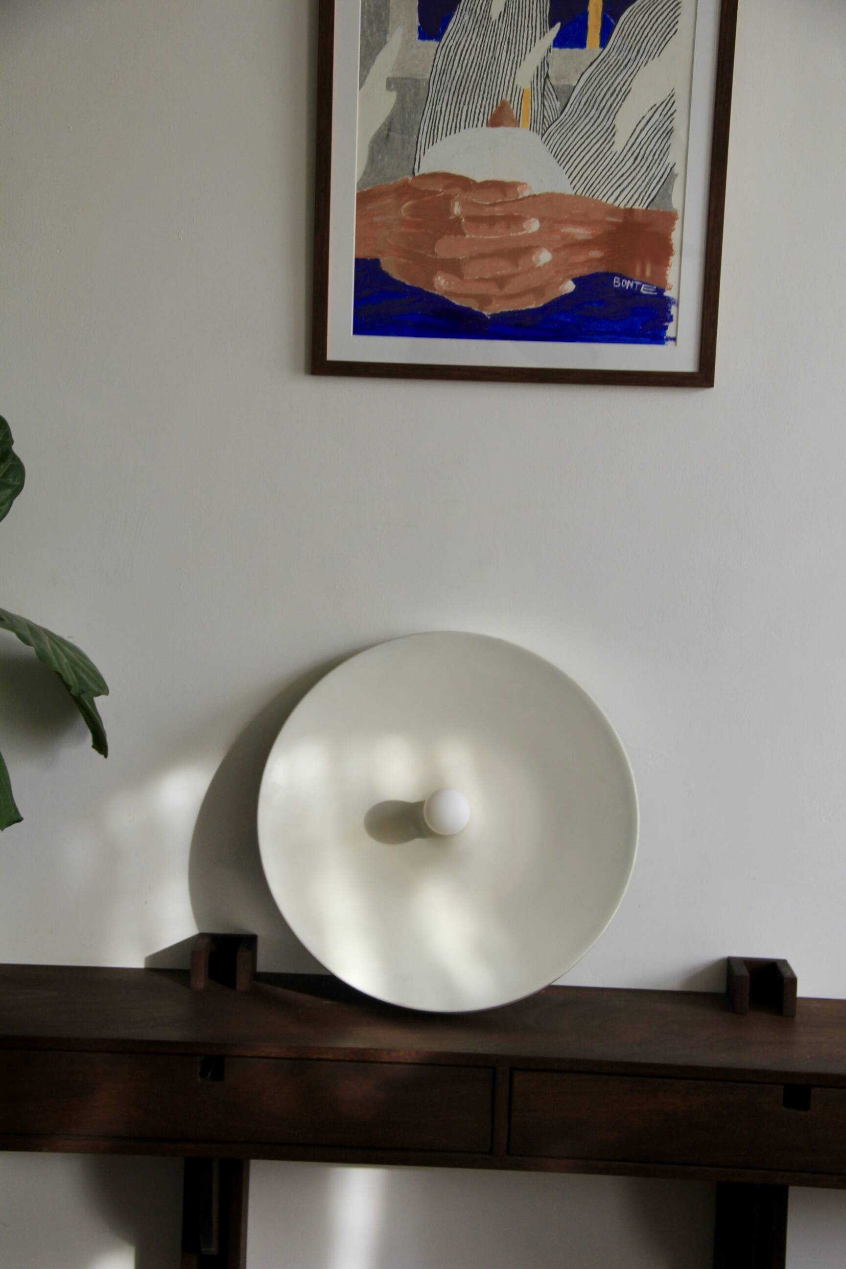 Aluminum wall light, Teka 7717-19 model, designed by Charlotte Perriand.