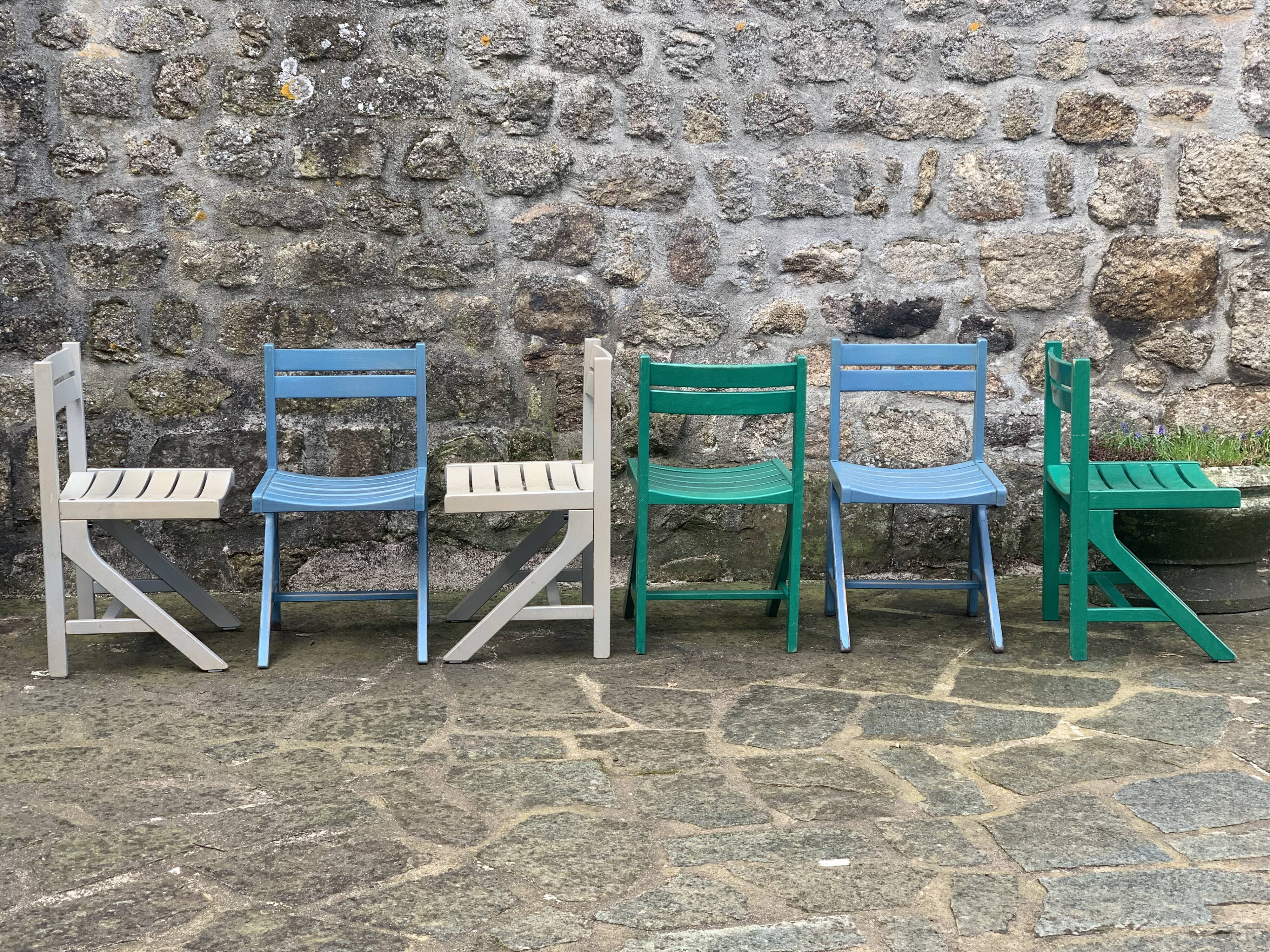 Set of 6 baumann community chairs