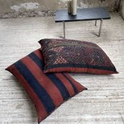 Pair of vintage XXL Kilim cushions