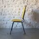 Chaise tubulaire vintage jaune