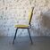 Chaise tubulaire vintage jaune