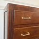Commode en bois massif vintage années 60