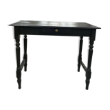 Black desk 1 drawer