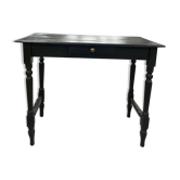 Black desk 1 drawer