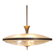 Chandelier italien du milieu du siècle dans le style de Pietro Chiesa, années 50.