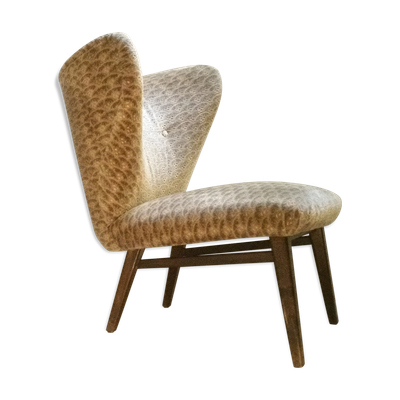 Fauteuil danois chauffeuse wingback scandinave wing chair small de Elias Svedberg