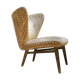 Fauteuil danois chauffeuse wingback scandinave wing chair small de Elias Svedberg