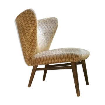 Fauteuil danois chauffeuse wingback scandinave wing chair small de Elias Svedberg