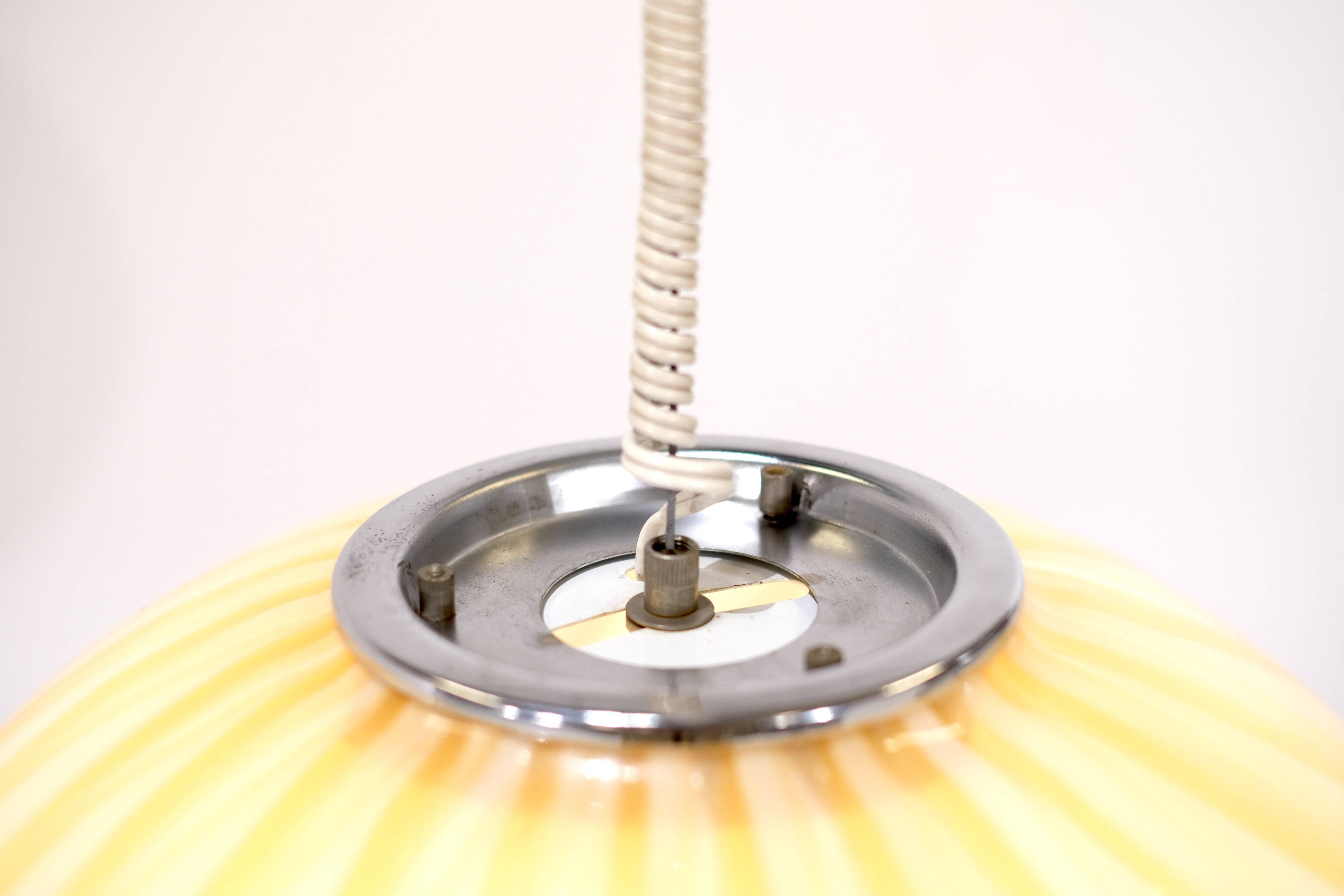 Murano glass pendant lamp by Venini - 1960s