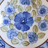 Decorative plate painted flowers