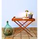 Table à plateau pliante en bois moderne du milieu du siècle