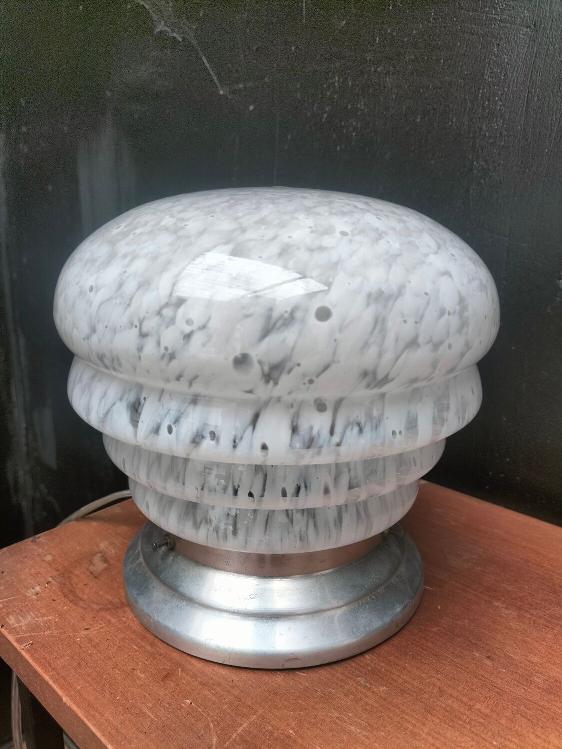 Lampe en verre de Clichy