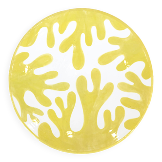 Large plate - Yellow Cineraria