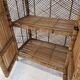 Italian bamboo and rattan credenza or bookcase, 1970s