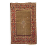 Handmade antique Persian Tabriz rug 121cm x 167cm 1900s