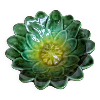 Sunflower bowl in slip