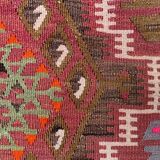 Old turkish narrow kilim runner 390x77 cm