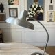 Flexible chrome metal desk lamp, 1970s