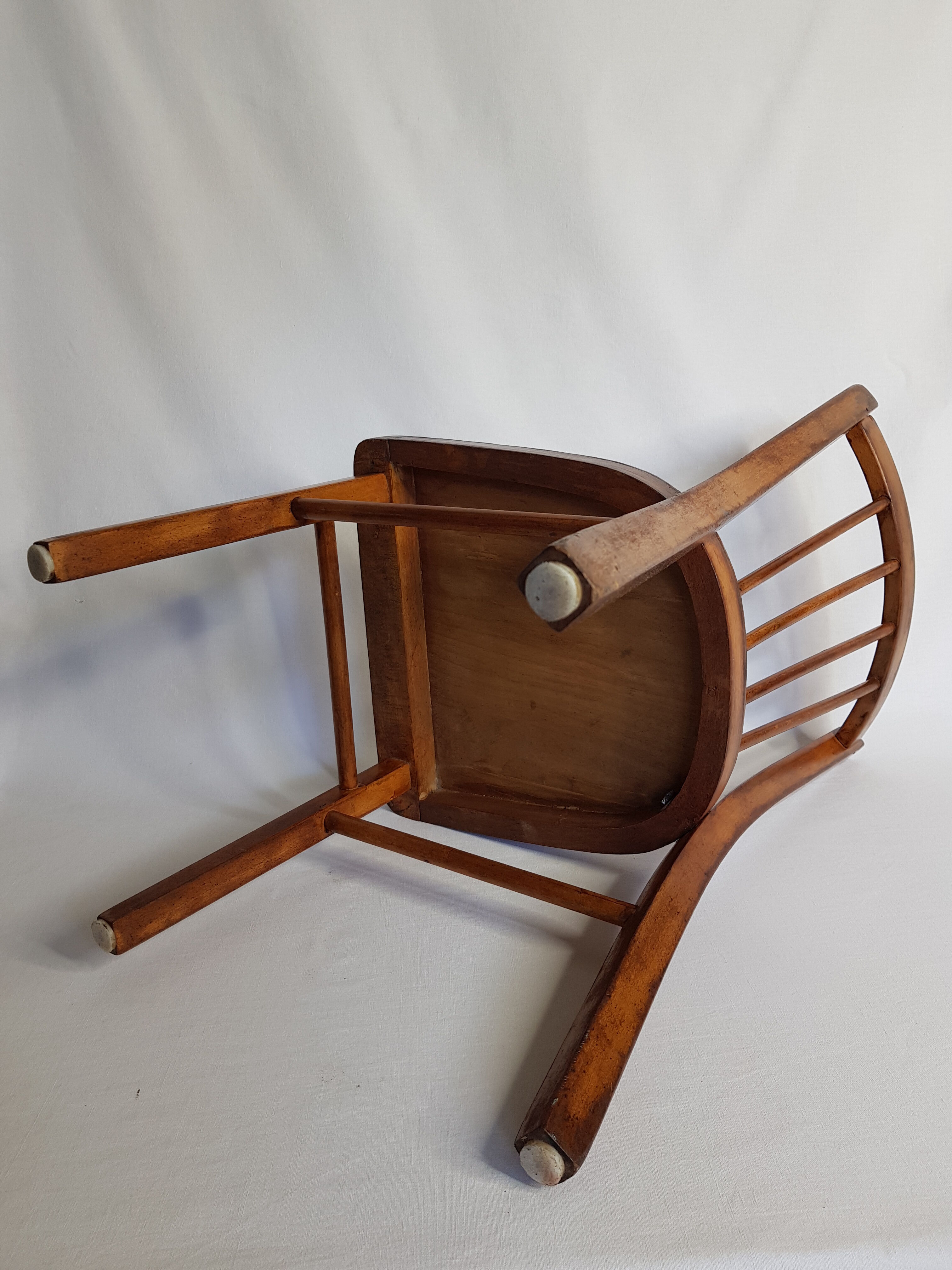 Baumann child chair stamped under seat