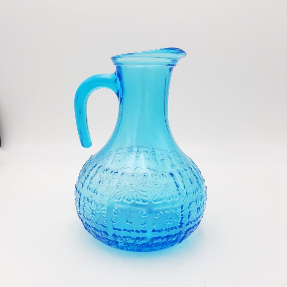 Blue decanter