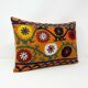 Vintage embroidered cushion cover 46x66 cm