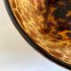 Salad bowl fruit cut XL glass scales macchia Murano Italian design