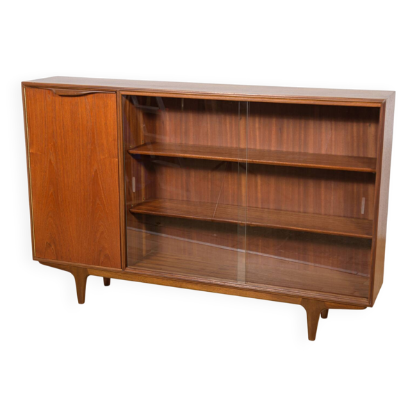 Bibliothèque en teck du milieu du siècle de McIntosh, années 1960