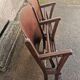 Two-seater strapontin cinema bench 1920/1930