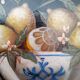 Still life with lemons painting on copper Ida Calzolari