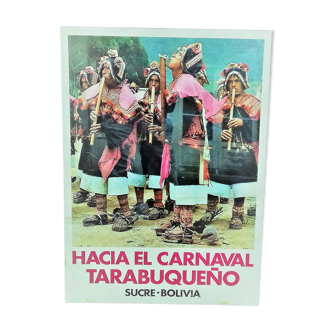 Affiche carnaval bolivie