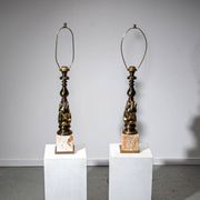 Ensemble de lampes de table à tête de cheval Deknudt
