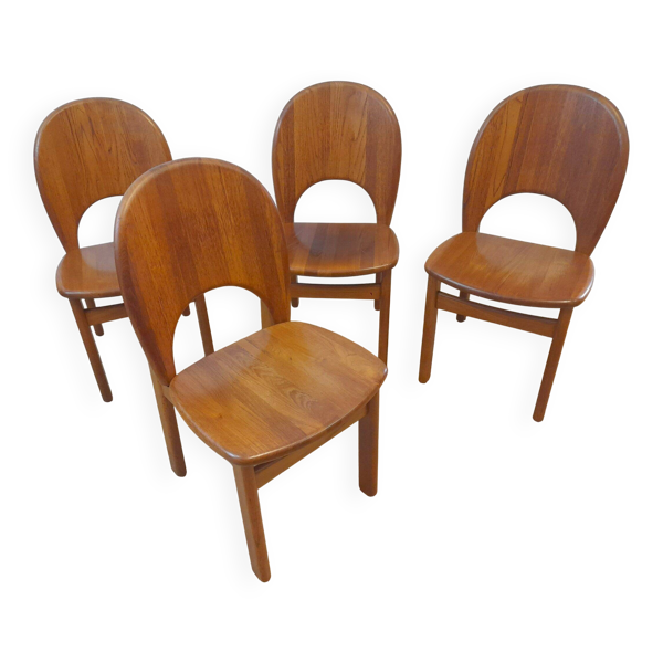 Chaises de salle à manger Spoon back Glostrup, lot de 4 — Beyit
