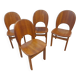Spoon back dining chairs Glostrup, set of 4