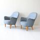 Pair of Vintage Samsas Armchairs by Carl Malmsten