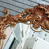 Gilded rococo mirror