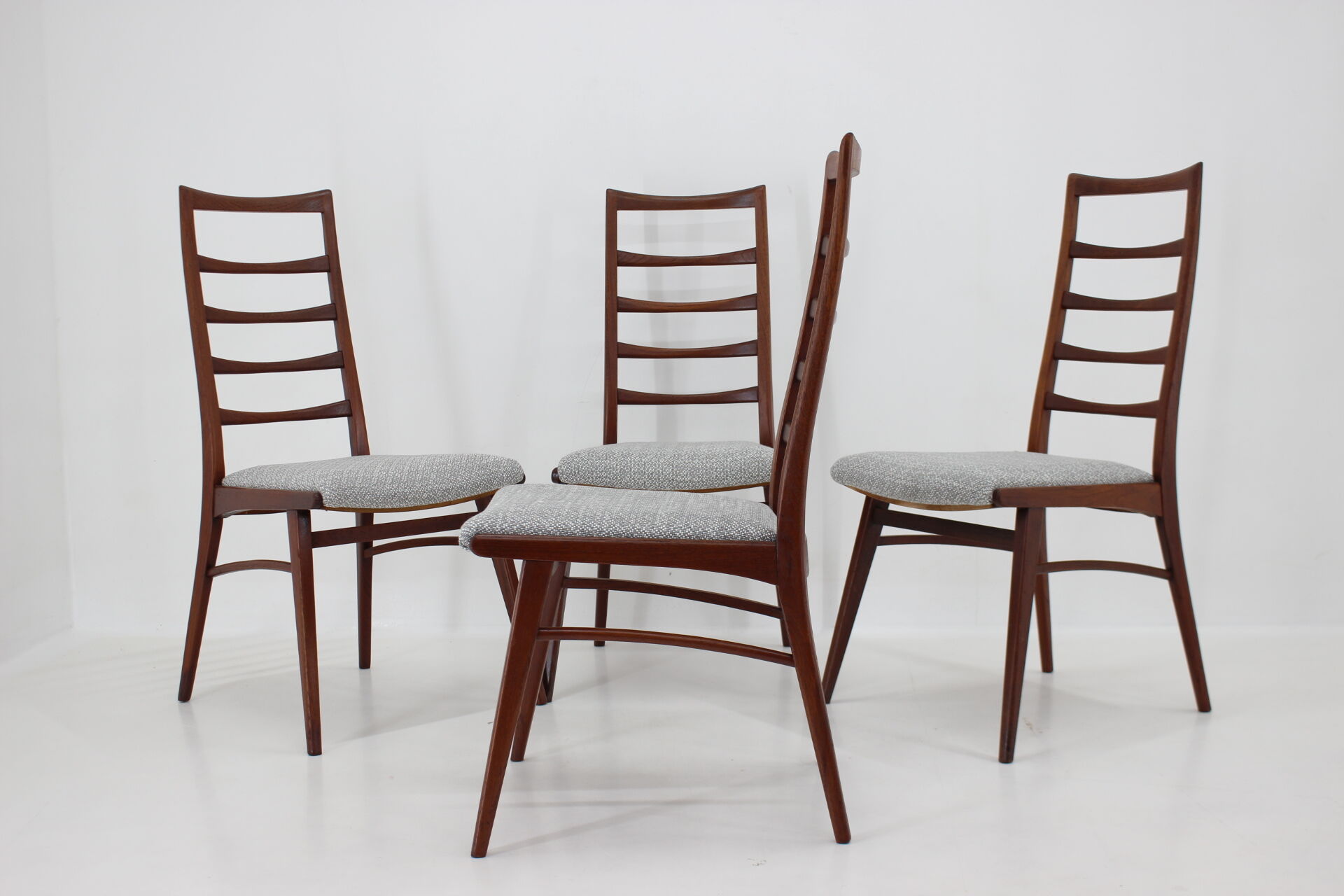 1960s Set of Four Dining Chairs in Teak, Germany