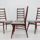 1960s Set of Four Dining Chairs in Teak, Germany