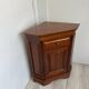 French vintage corner cabinet in solid wood by Ernest Ménard.
