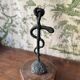 Bronze sculpture by Christian Jaccard: "Caduceus" – limited edition