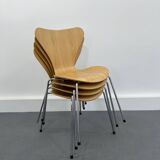 Chairs 3107 by Arne Jacobsen for Fritz Hansen, 1990s