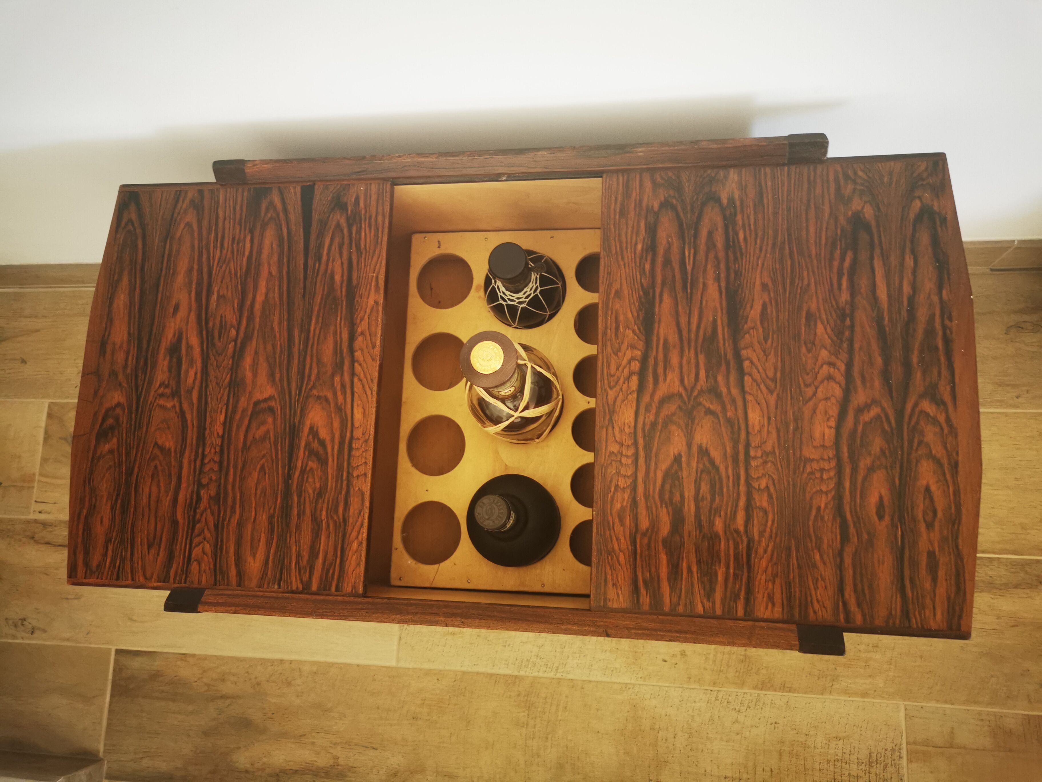 Scandinavian rosewood bar table