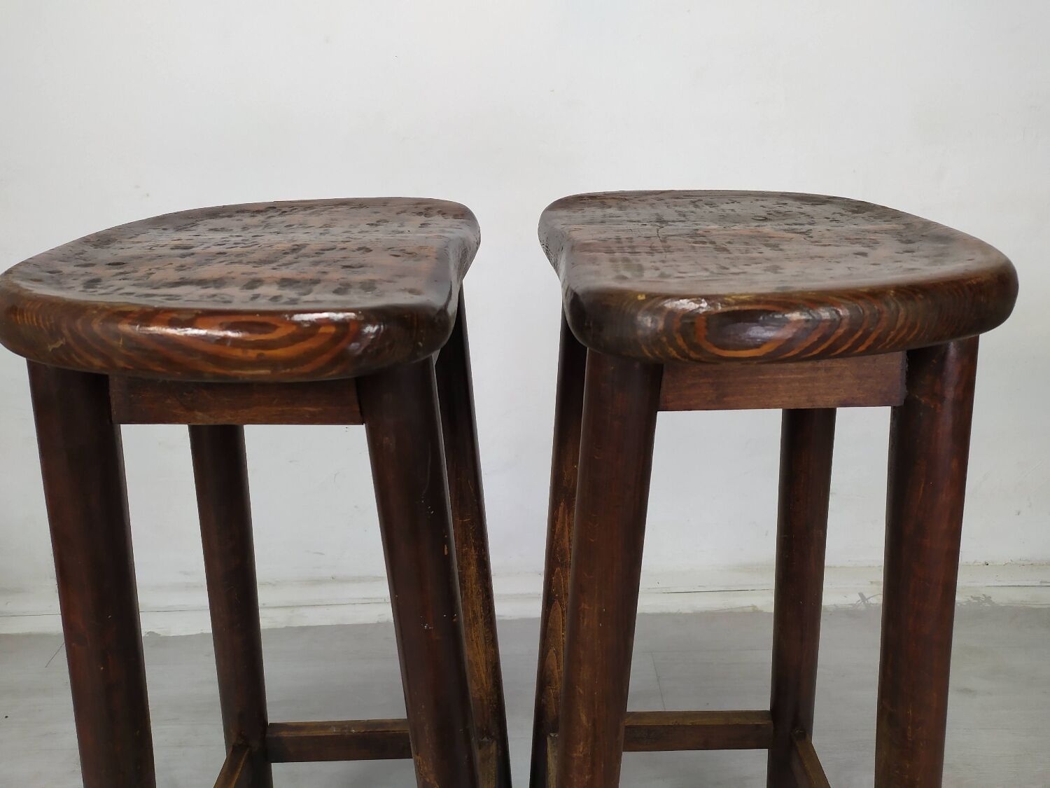 Brutalist bar stools