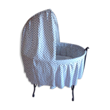 Cradle or cradle in wrought iron 1900