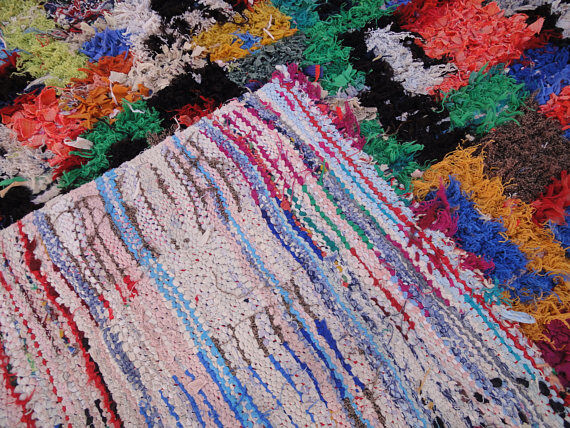 Carpet boucherouite 195 x 142 cm
