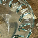 Blown glass salad bowl