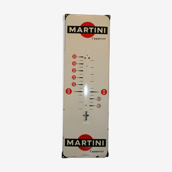 Plaque émaillée publicitaire Martini